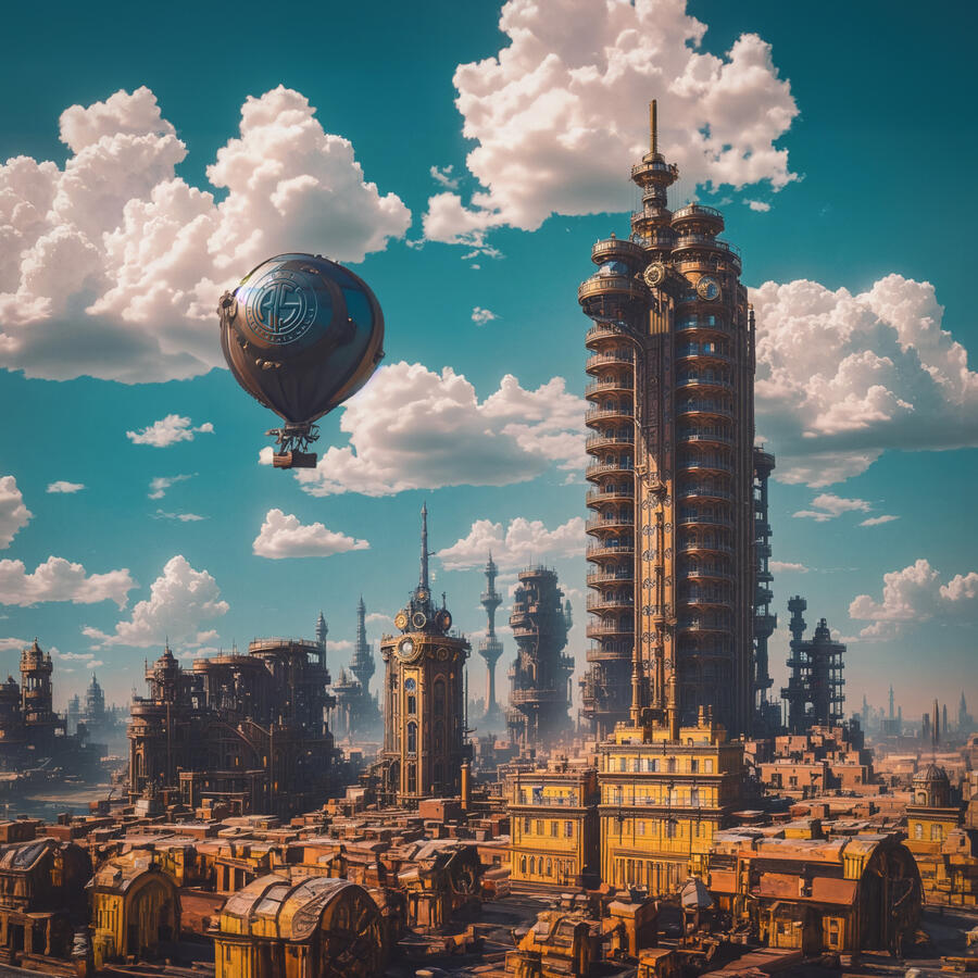 Grand Millennium Business Bay as Steampunk Hotel in Victorian Era